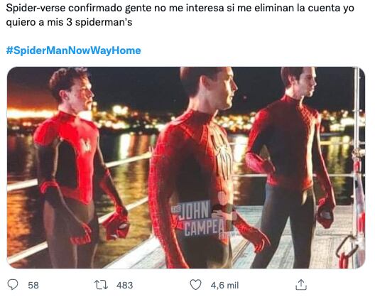 Supuestas filtraciones de Spider-Man: No Way Home