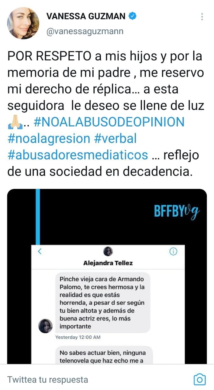 Publicación de Twitter