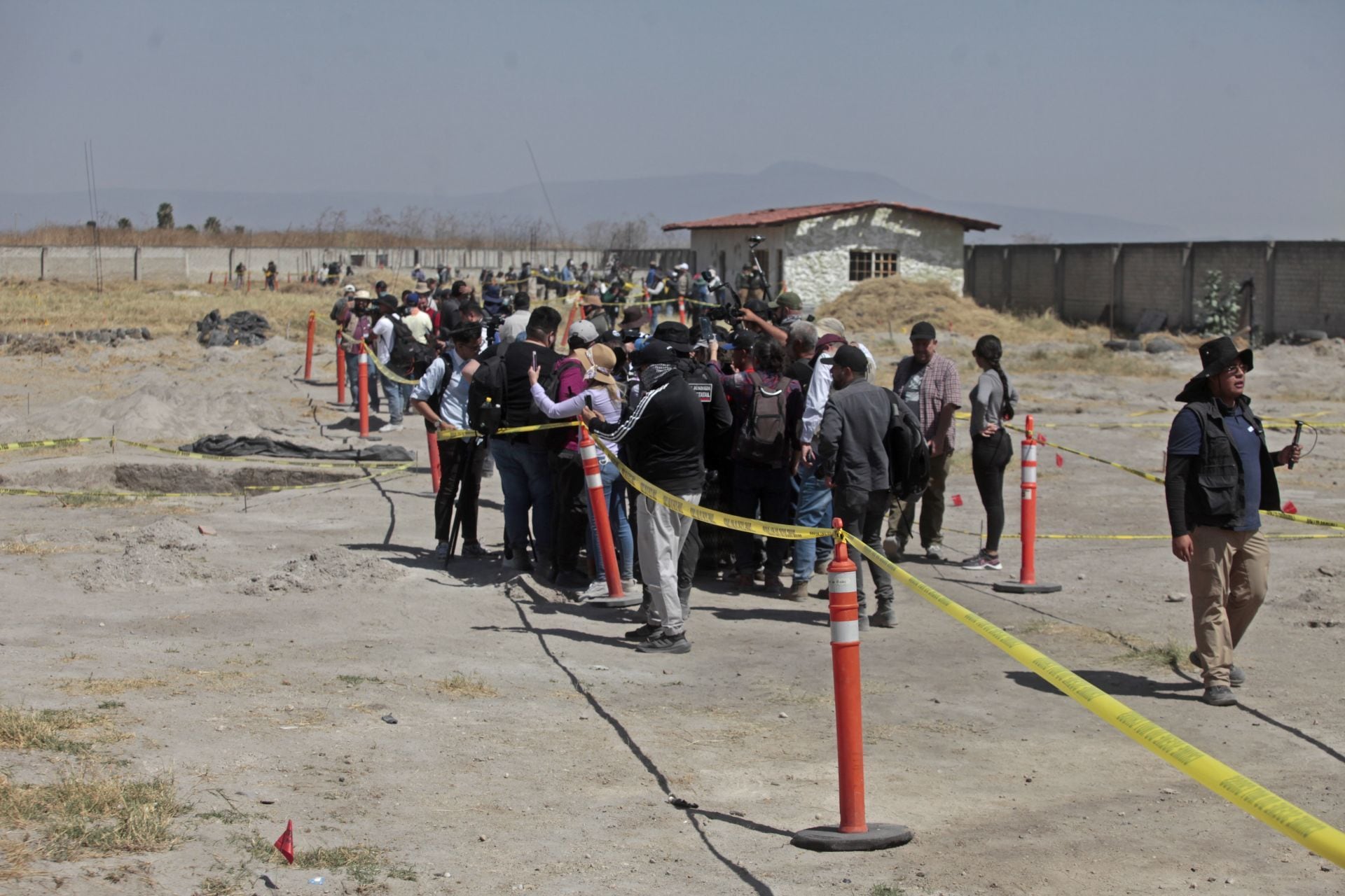 Rancho Izaguirre: Recorrido para medios de comunicación por en Teuchitlán, Jalisco