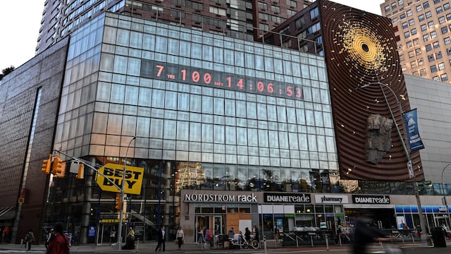 'Climate Clock' en Nueva York