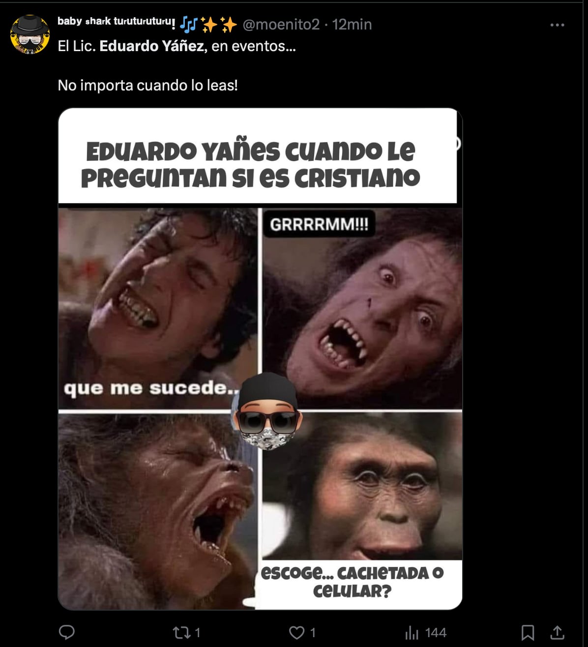 Un nuevo ataque de Eduardo Yáñez a periodista inspira oleada de memes tras robarle hasta el celular