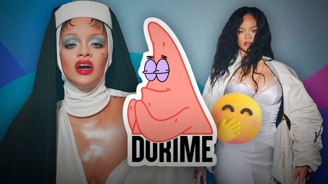 Una Rihanna vestida de monja fashionista revela la razón por la cuál decidió ser mamá junto a ASAP Rocky