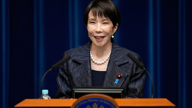 Sanae Takaichi es la primera mujer electa como primera ministra de Japón