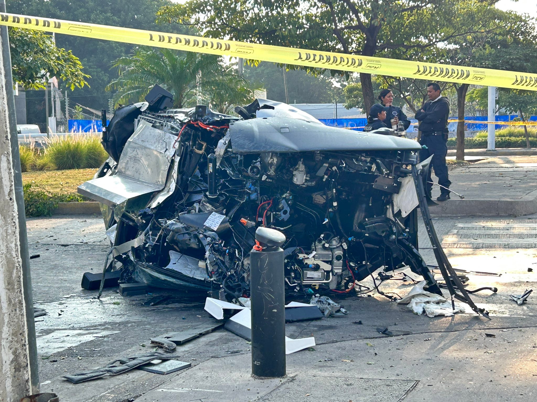 Cybertruck choca en Guadalajara