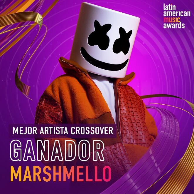 Latin American Music Awards 2024: Marshmello gana a Mejor Artista Crossover