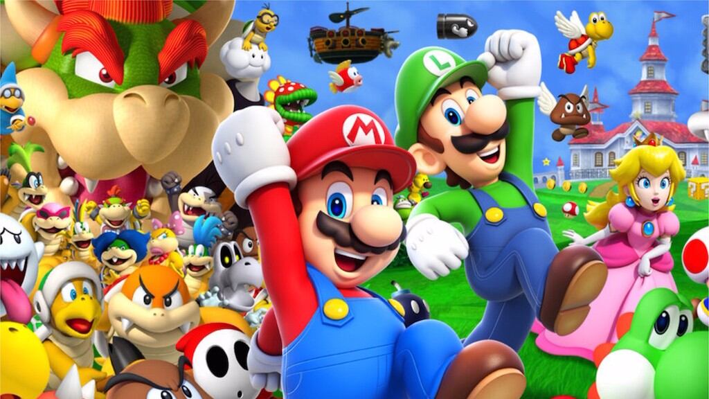 Los personajes del mundo de Mario Bros.