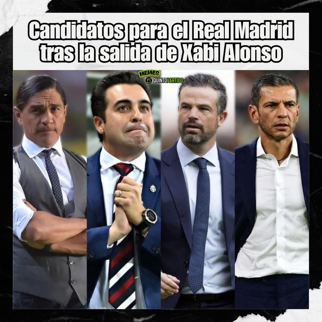 Meme candidatos al Real Madrid.