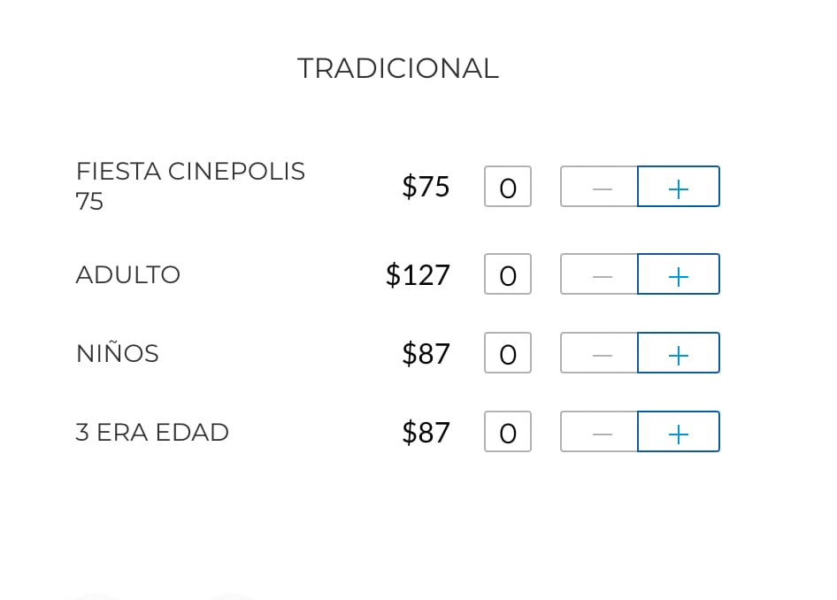 Boletos Cinépolis