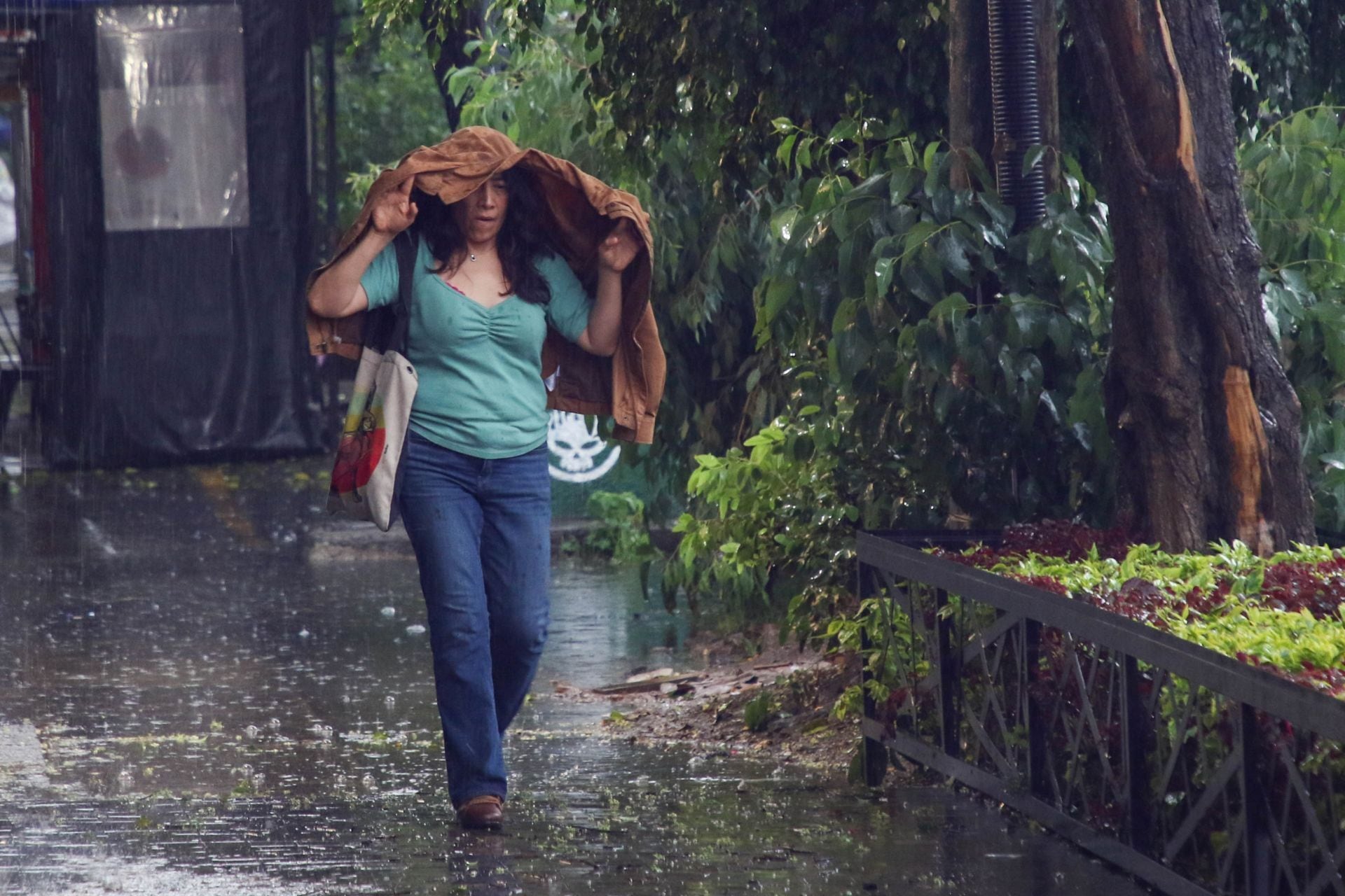 CDMX registró una fuerte lluvia con granizo el pasado 1 de agosto