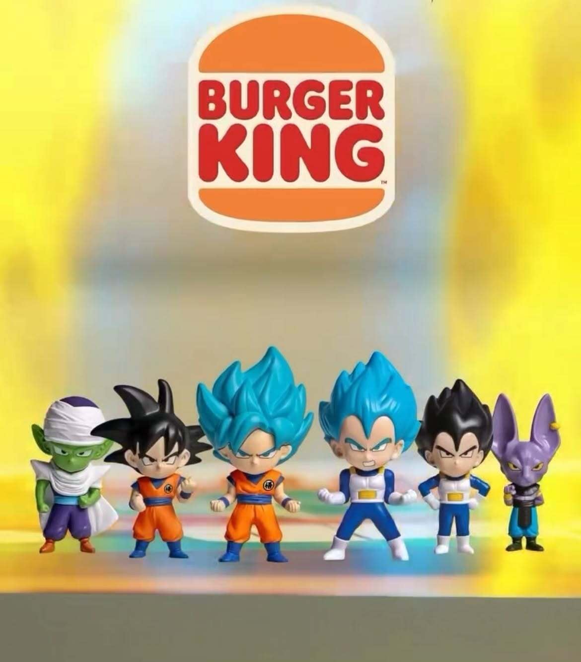Revelan colaboración entre Burger King y Toei Animation que traerá un menú y figuras de Dragon Ball Super