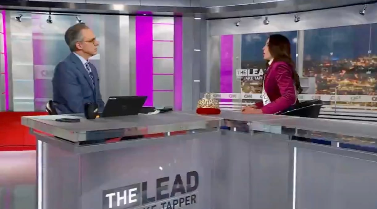 Fátima Bosch en entrevista para CNN