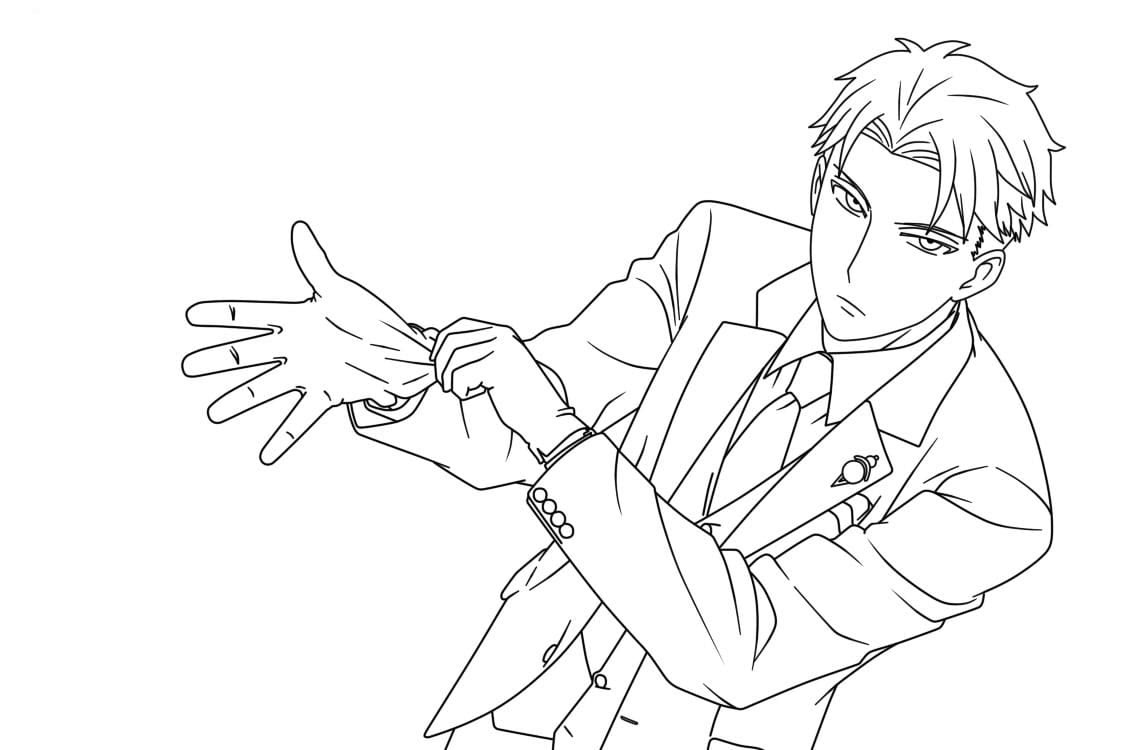 Dibujo de Spy X Family de Twilight