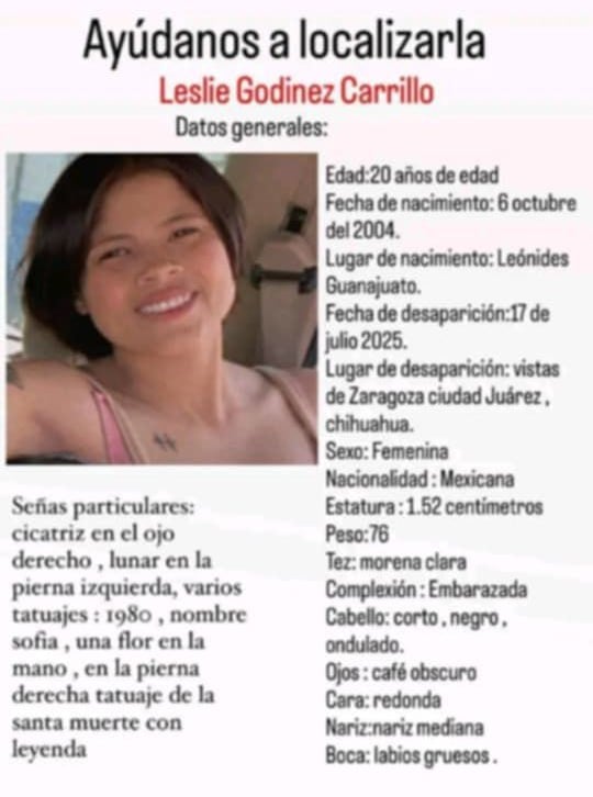 Leslie Godínez Carrillo, víctima de La Diabla