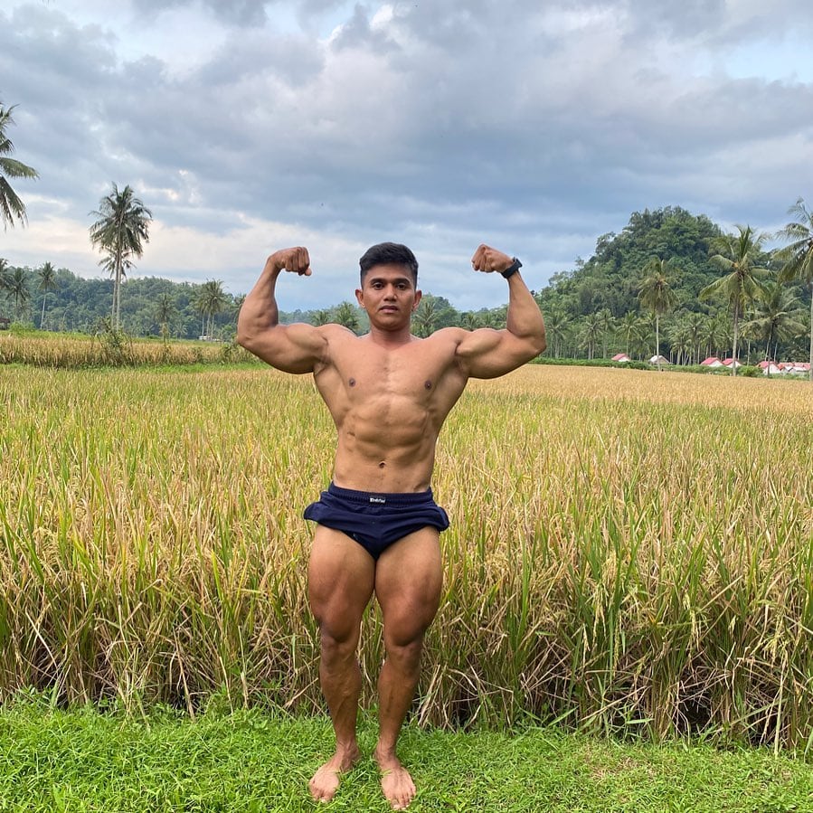 Justyn Vicky, fisicoculturista