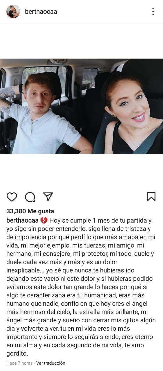 Publicación de Instagram