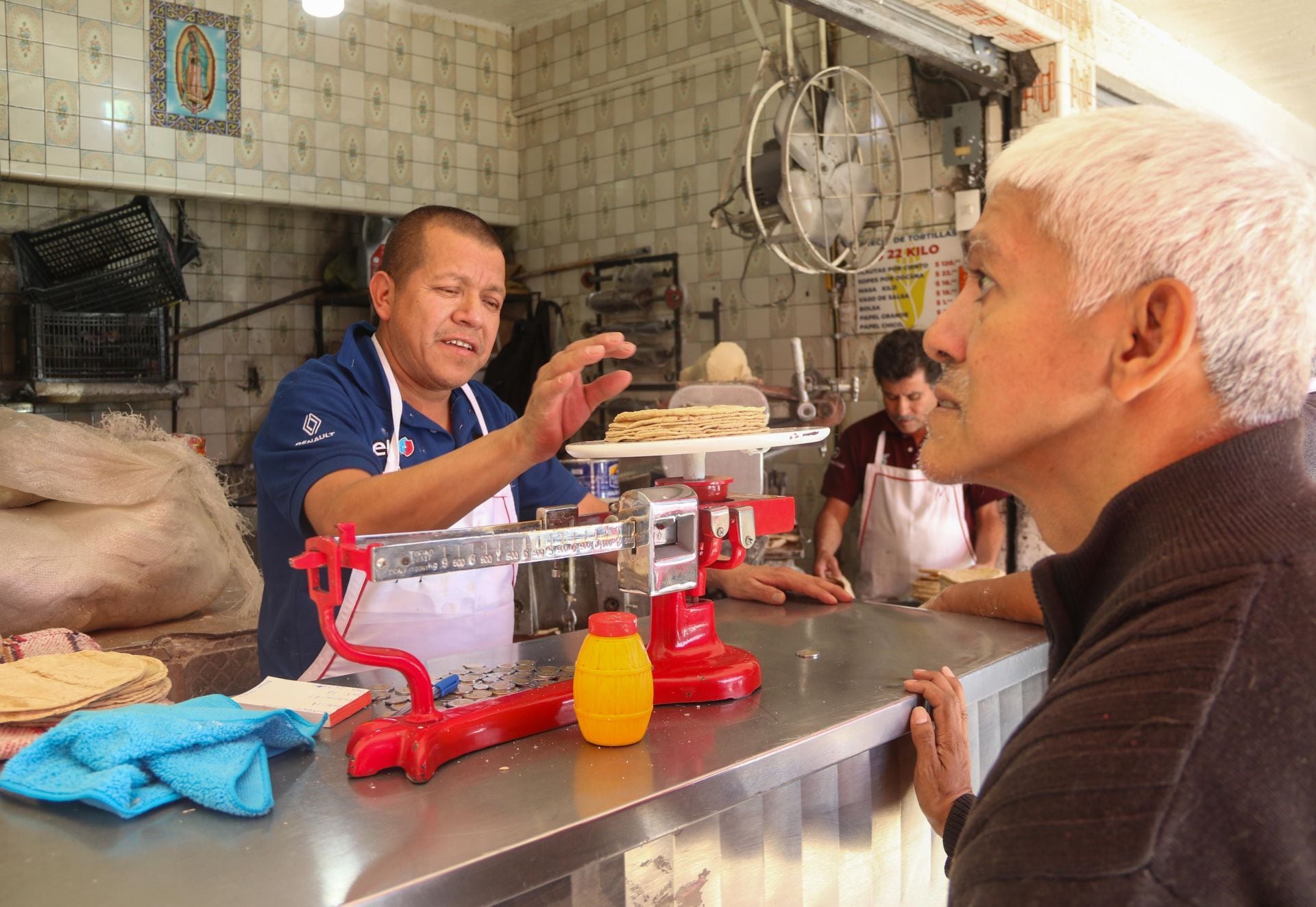 Tortillería en la CDMX.