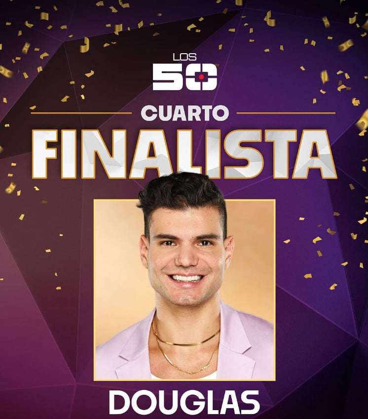 Douglas Castillo se convierte en el cuarto finalista de Los 50