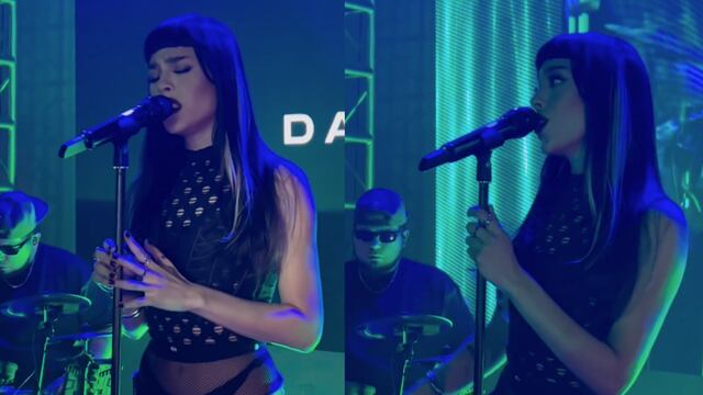 Danna Paola hace cover a Belanova durante su presentación de ropa con Shein.
