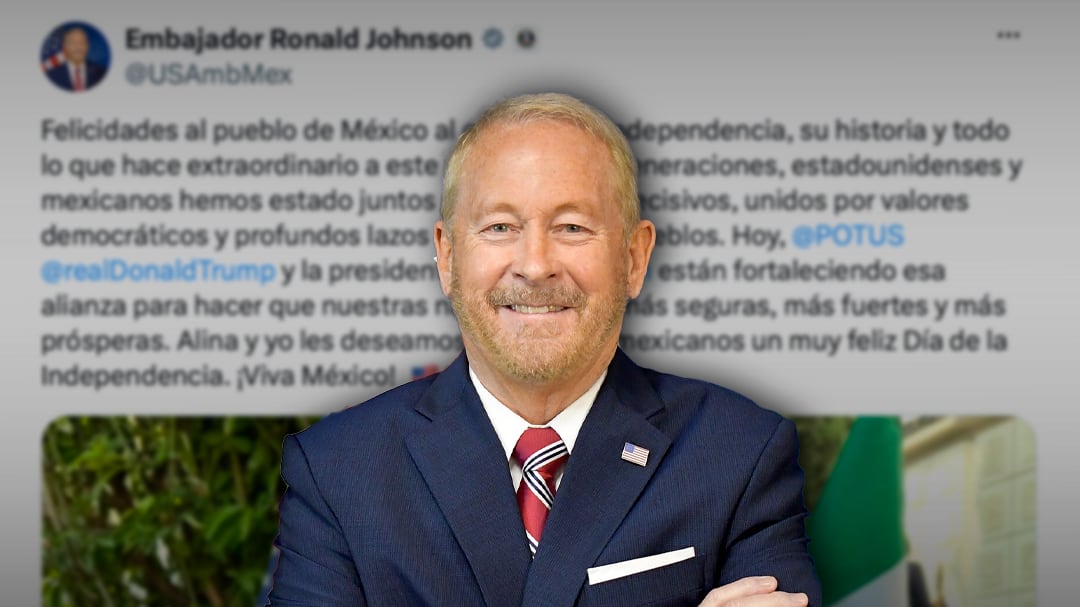 “Extraordinario país”: Ronald Johnson envía mensaje por la Independencia de México