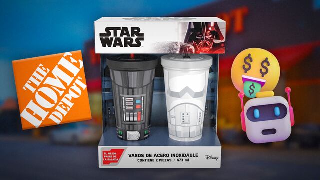 Los vasos de Star Wars de Home Depot