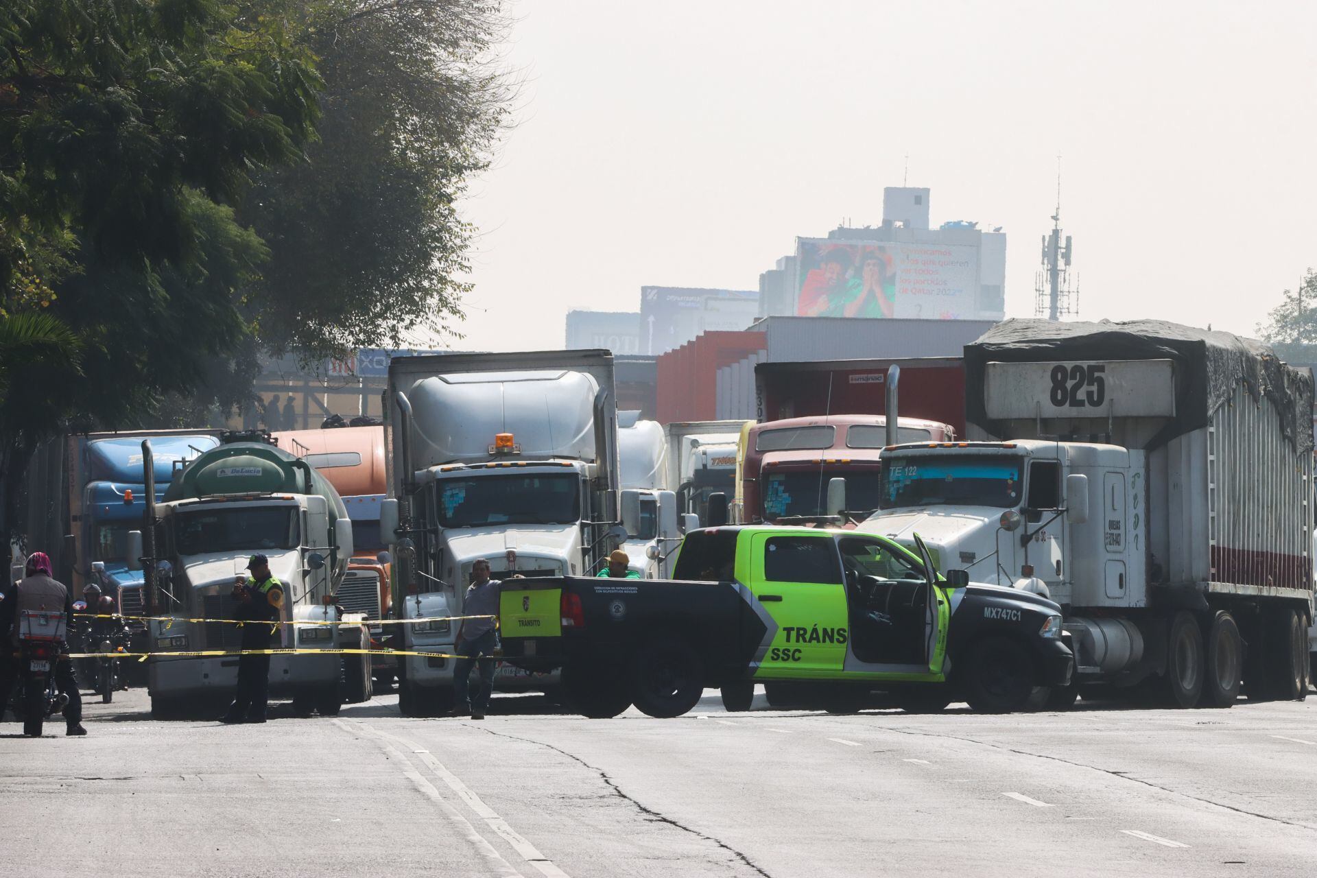 Bloqueo en autopista