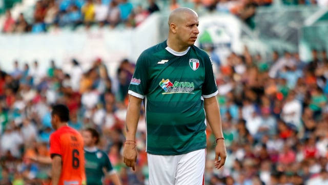 Bofo Bautista en un partido de Leyendas