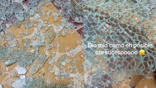 VIDEO: El calor extremo hace explotar su comedor de cristal y TikTok se pregunta cómo es posible este suceso