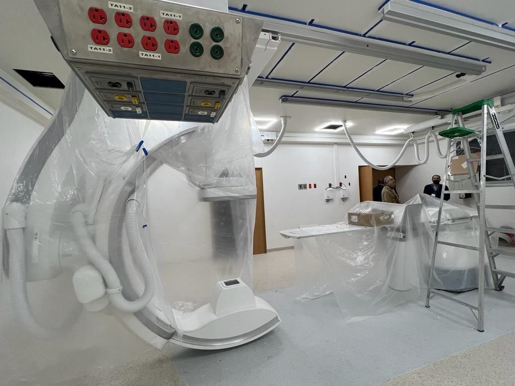 Sala de resonancias del Hospital Central "Dr. Ignacio Morones Prieto", en San Luis Potosí.