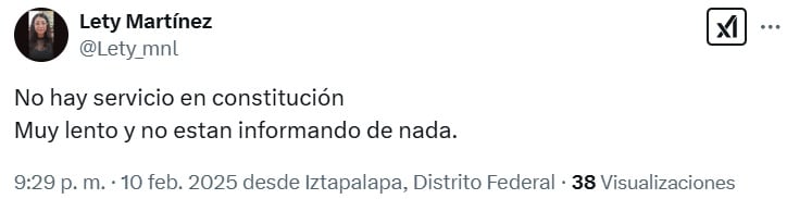 Fallas en Línea 2 le arruinan la noche a decenas