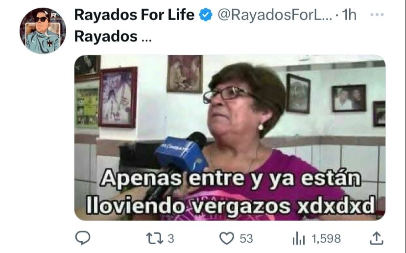 Memes Rayados de Monterrey.