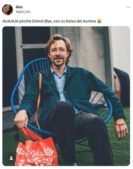 Erlend Oye usa bolsa del Aurrerá