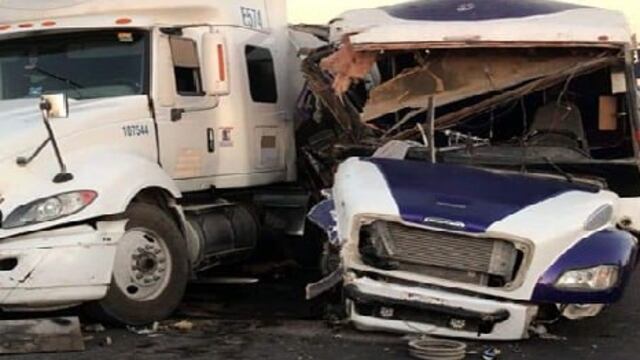 Choque de pipa de leche y autobús que dejó 21 heridos en en Gómez Palacio