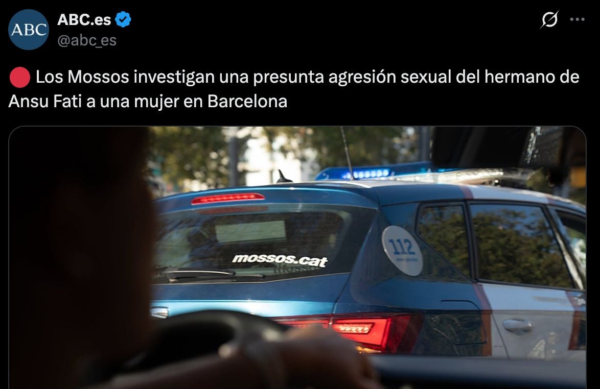 Investigan presunta agresión sexual vinculada al hermano de Ansu Fati.