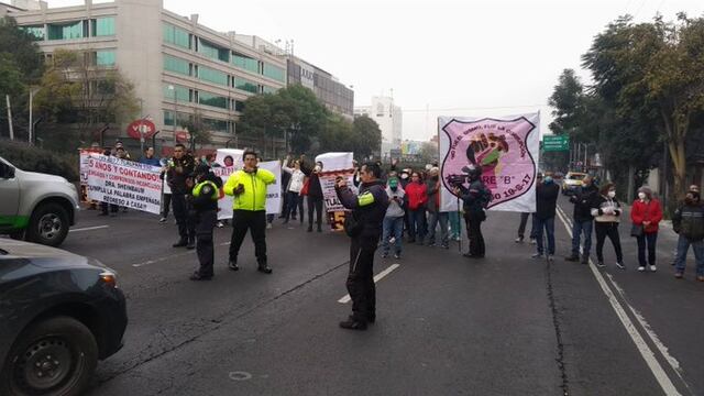 Suman 5 horas de bloqueo en Calzada de Tlalpan