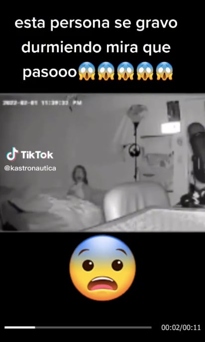 ¿Por qué no debes grabarte durmiendo? Terrorífico video muestra lo peor que puede pasar