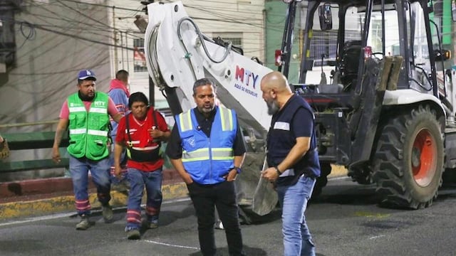 El Gobierno de Monterrey realizó trabajos de rehabilitación en el puente vehicular de Gonzalitos y Francisco I. Madero.