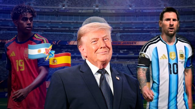 Donald Trump revela su pronóstico para el España vs Argentina; “es difícil apostar contra Messi”