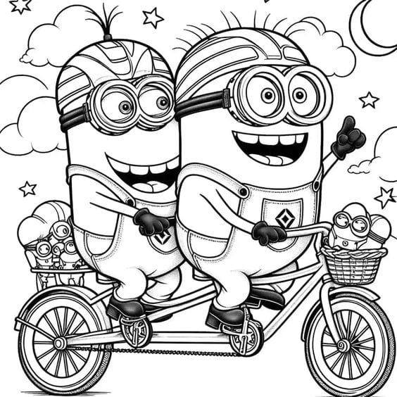 Dibujos de Minions de Mi Villano Favorito 4 para colorear
