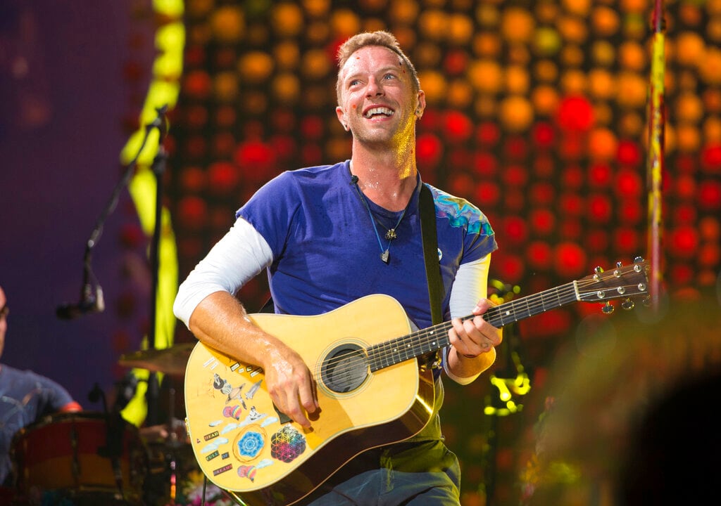 Chris Martin, vocalista de Coldplay