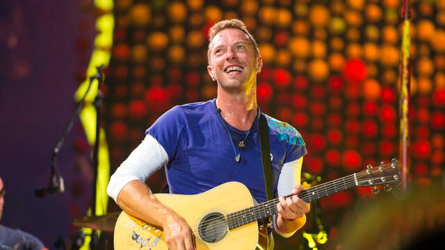 Chris Martin, vocalista de Coldplay