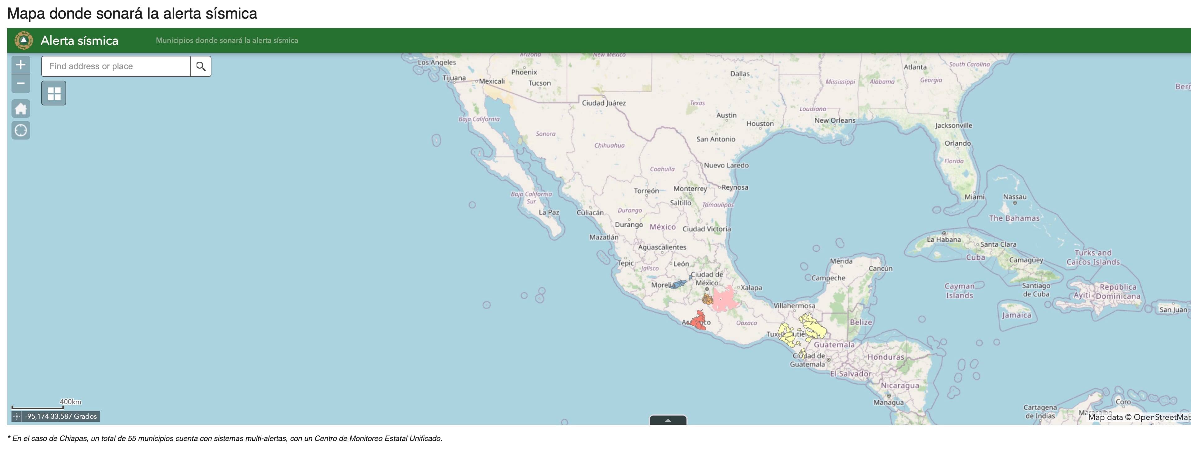 Estados donde sonará la alerta sísmica en el primer simulacro nacional 2026