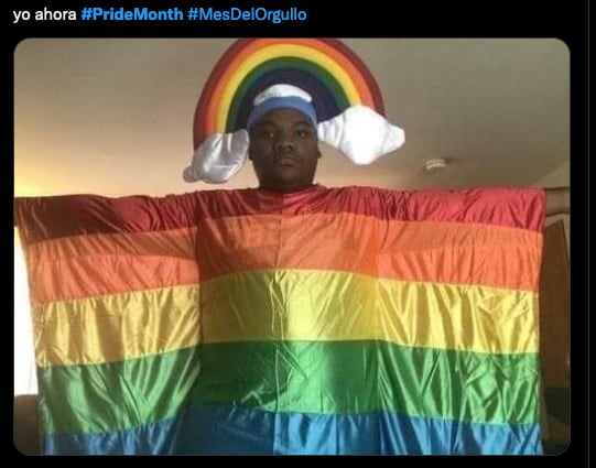 Meme del pride month.