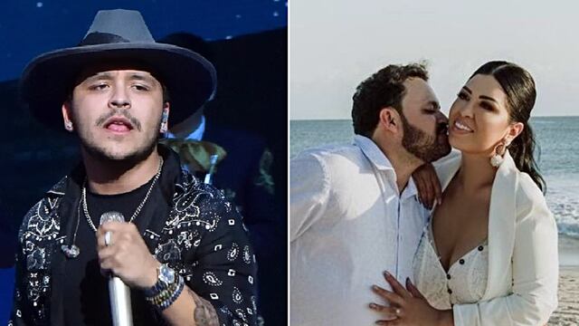 Christian Nodal y sus papás