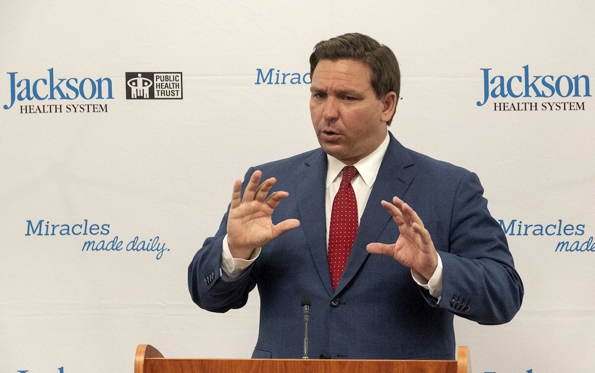 Ron DeSantis, gobernador de Florida