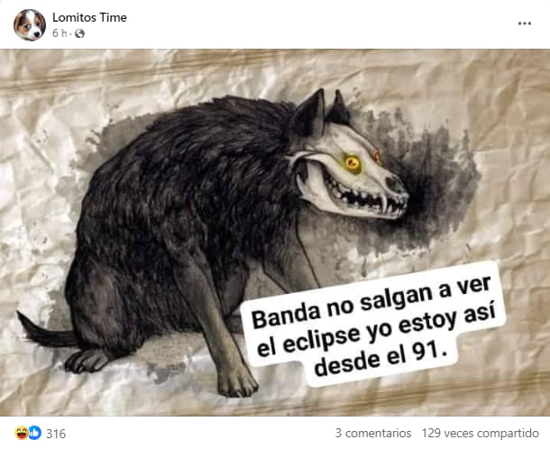 Memes del eclipse solar 2024 en México