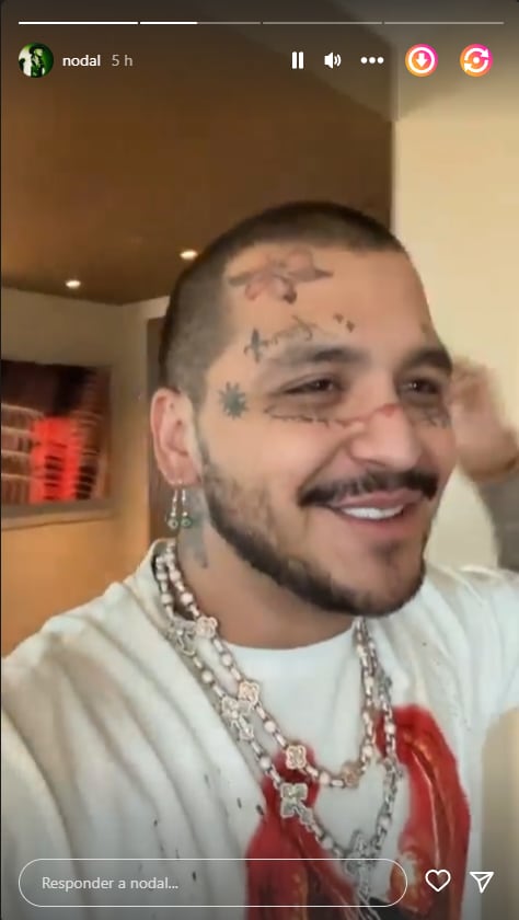 Christian Nodal agradeciendo a sus fans por verlo en el Forajido Tour