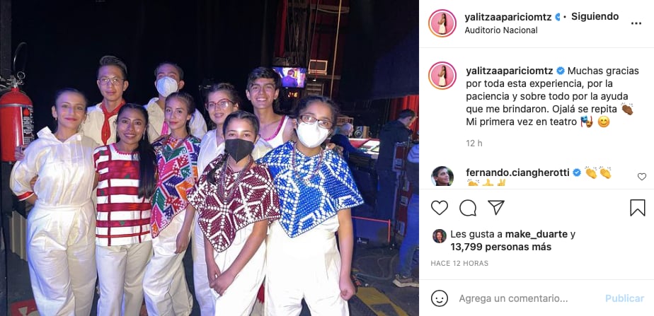 Yalitza Aparicio debuta en teatro