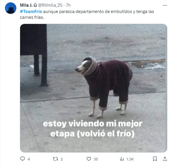 Team frío protagoniza memes por bajas temperaturas en CDMX