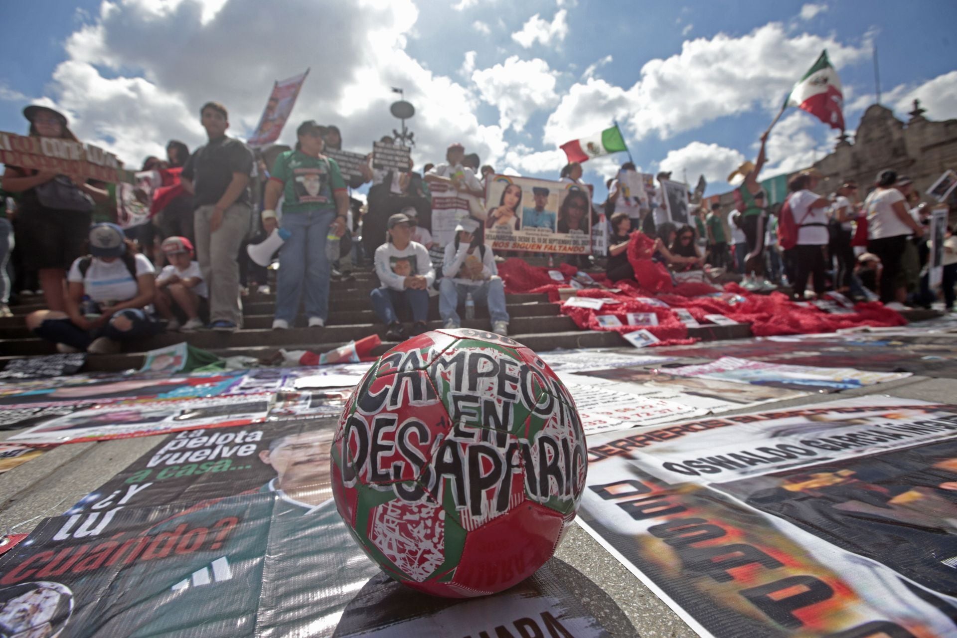 Protesta por desaparecidos