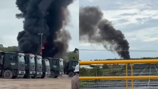 Incendio en Tren Maya